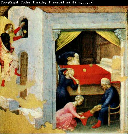 GELDER, Aert de Quaratesi Altarpiece: St. Nicholas and three poor maidens sg